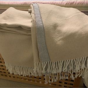 TWO MATCHING THROW BLANKETS FROM ITALY